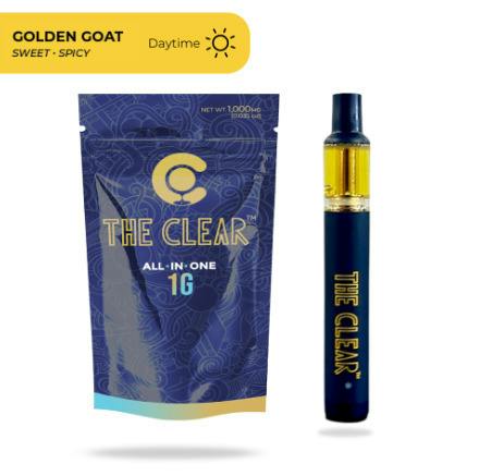 The Clear - 1g Disposable - Golden Goat (Sativa)