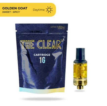 The Clear - 1g Cartridge - Golden Goat (Sativa)