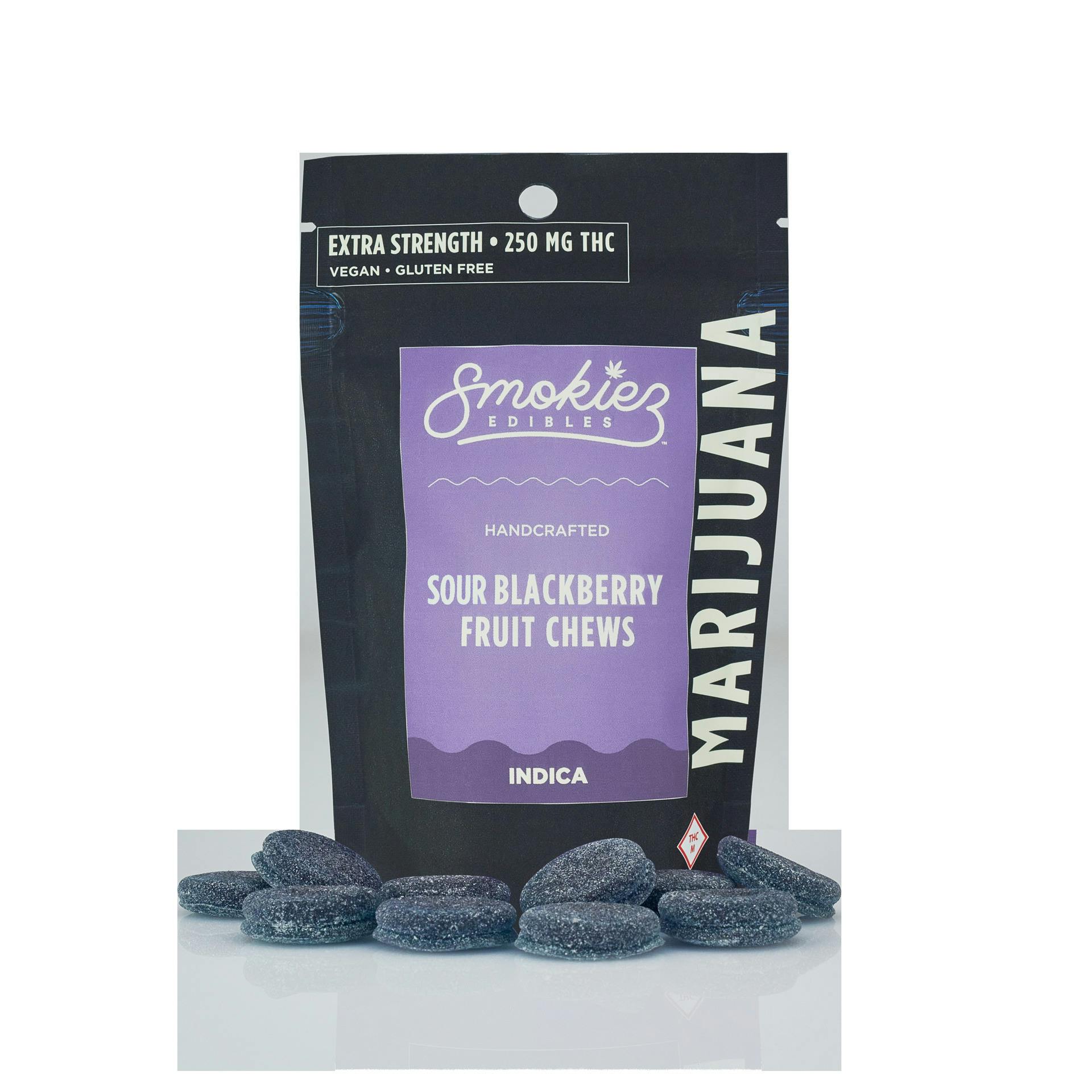 Smokiez - 250mg (10pk) - INDICA Sour Blackberry