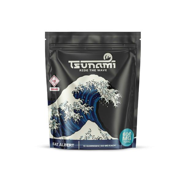 Tsunami - 600mg Live Resin Gummies (10pk) - Fat Albert's Razz Lemonade