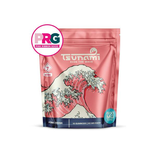 Tsunami - 600mg Gummies (10pk) - Pink Drink
