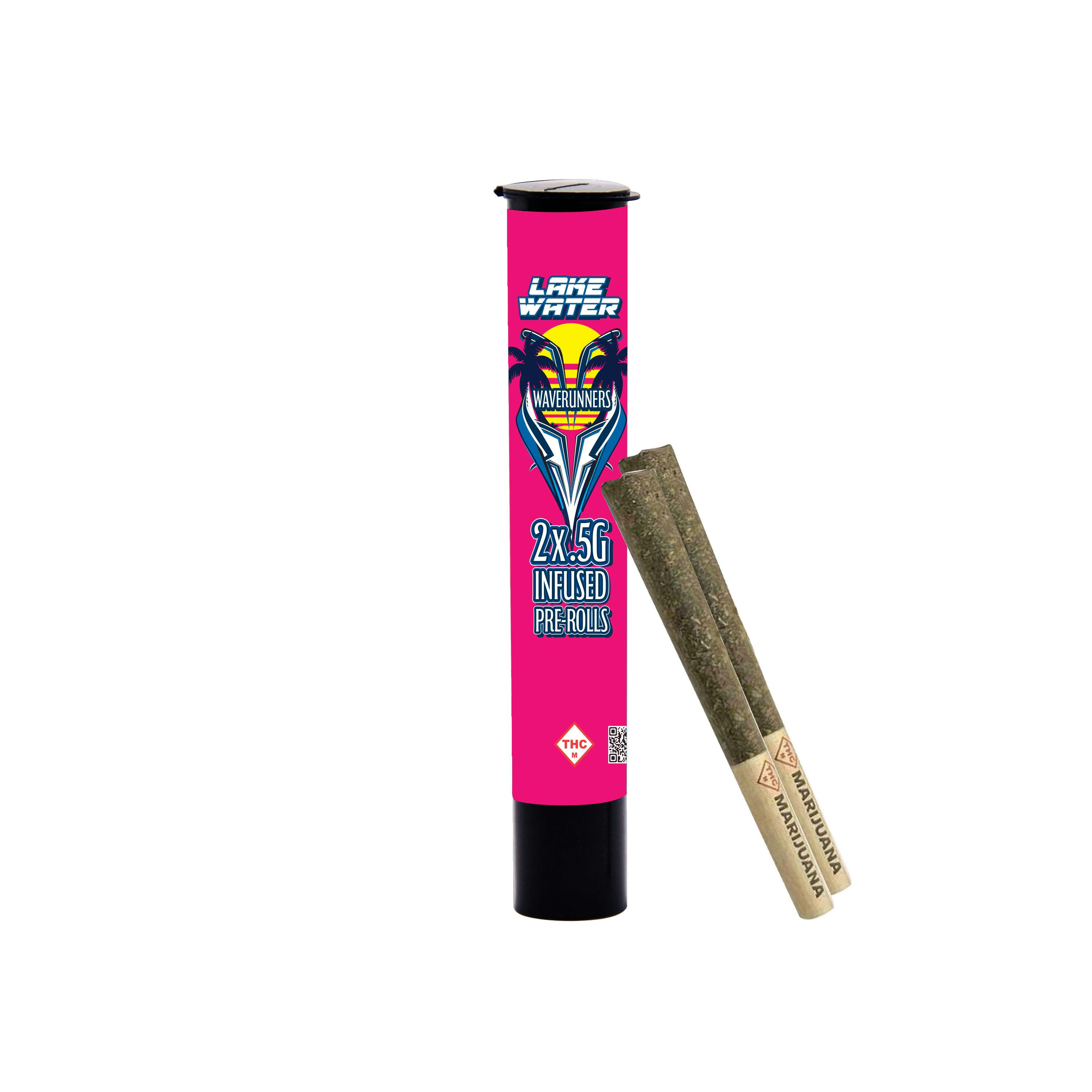 Lake Water - 0.5g Infused Pre-Roll (2pk) - Wave Runner