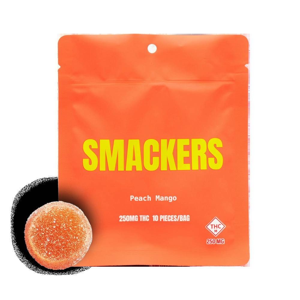 Smackers - 250mg Gummies (10pk) - Peach Mango