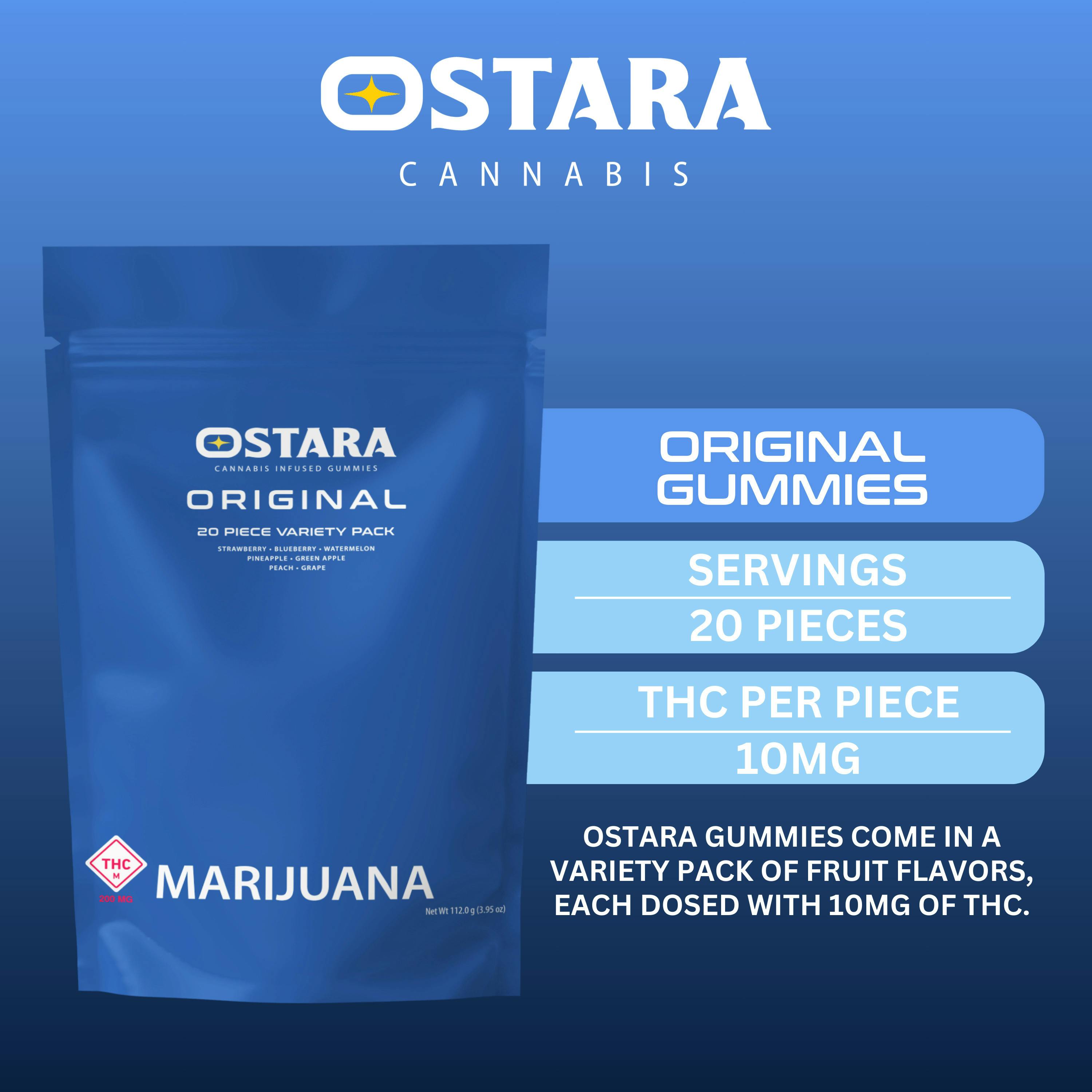 Ostara - XL Sour Assorted Gummies - 200mg (20pk)