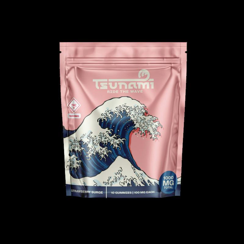 Tsunami - 1000mg Gummies (10pk) - Strawberry Surge