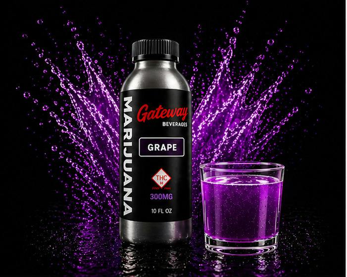Gateway Beverages By Kindbio - 300mg Drink/Mixer - Grape