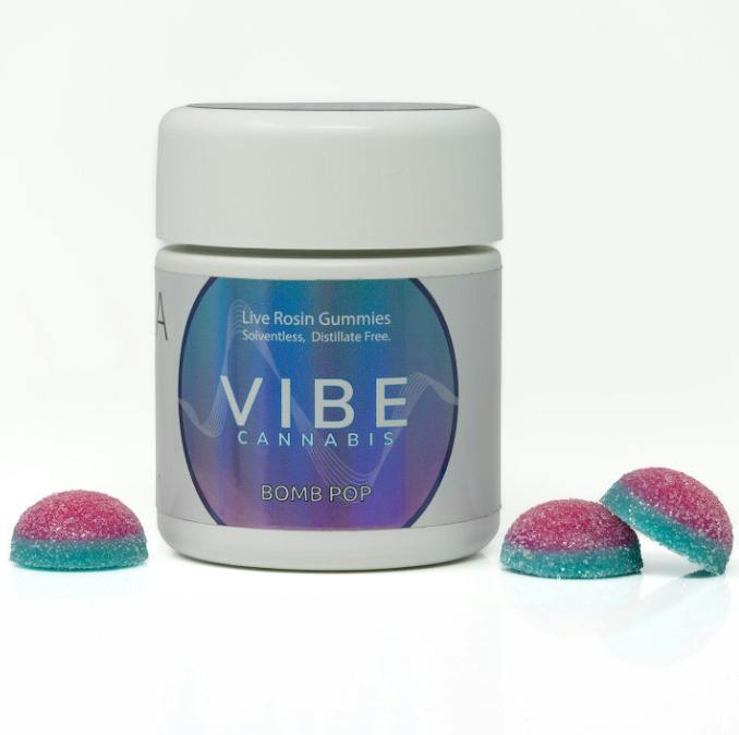 VIBE Cannabis - 250mg Rosin Gummies - Bomb Pop