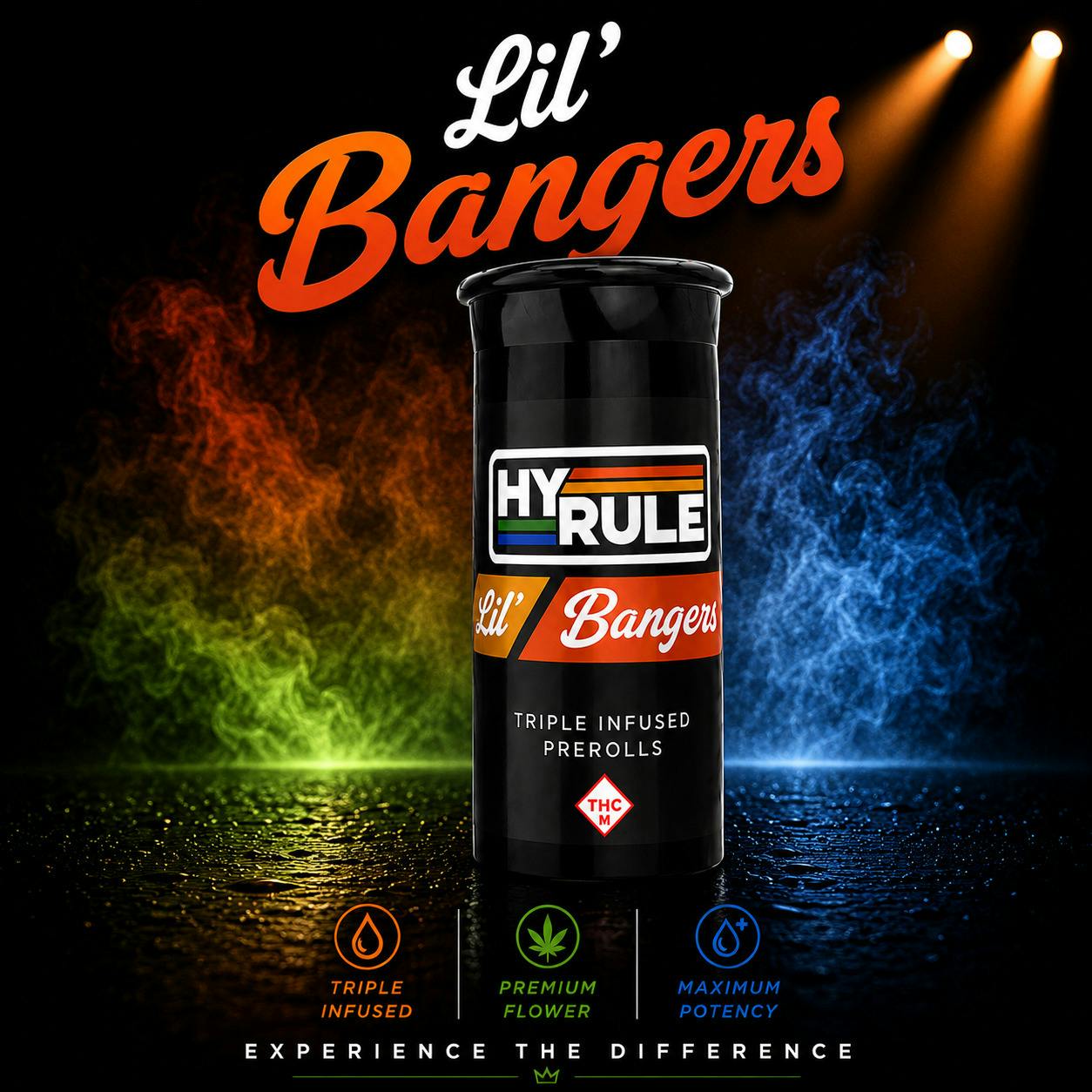 Lil' Bangers by HyRule - 0.5g Infused Pre-Roll (5pk) - Guava Cooler