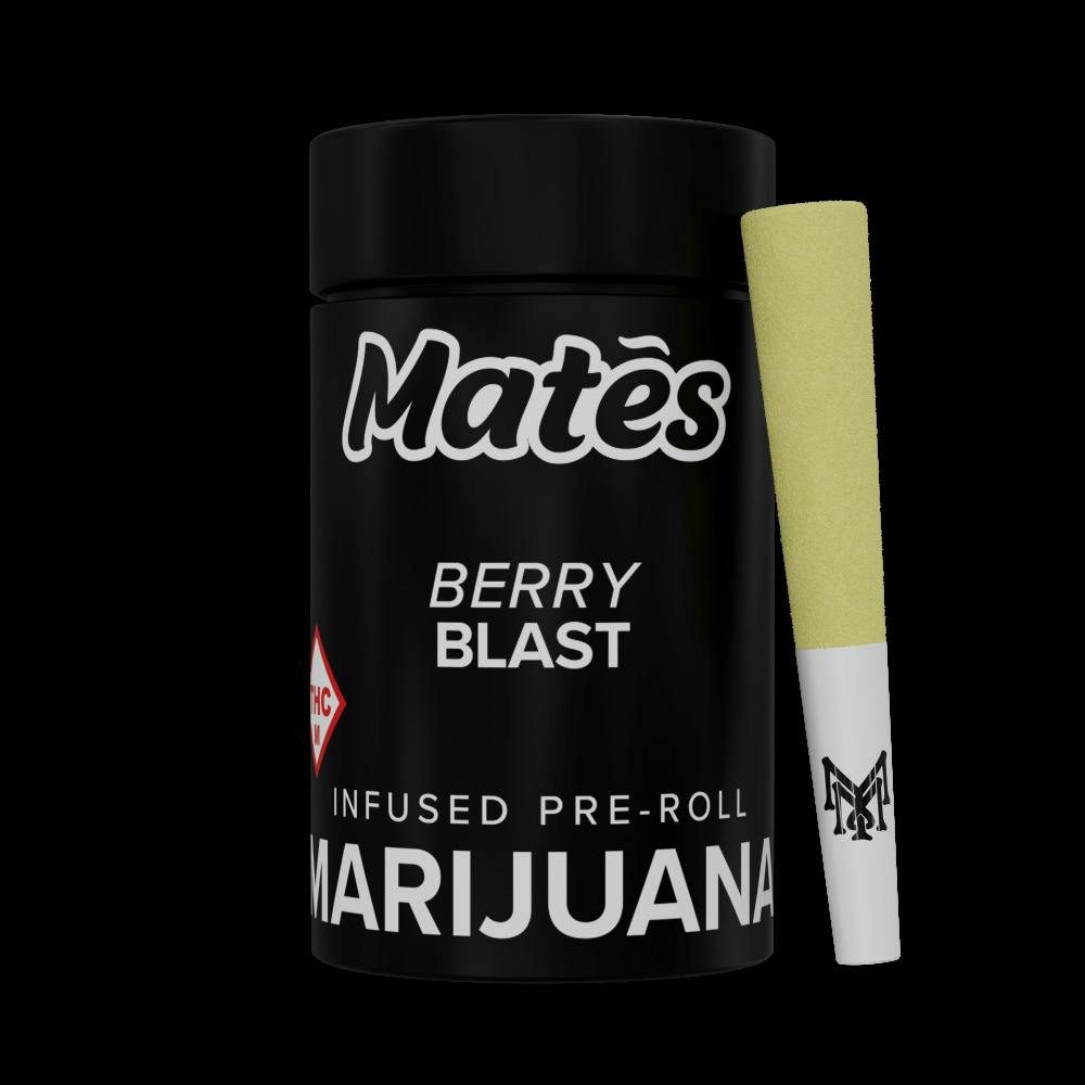 Mates by Muha Meds - 0.6g THCA Infused Pre-Rolls (5pk) - Berry Blast