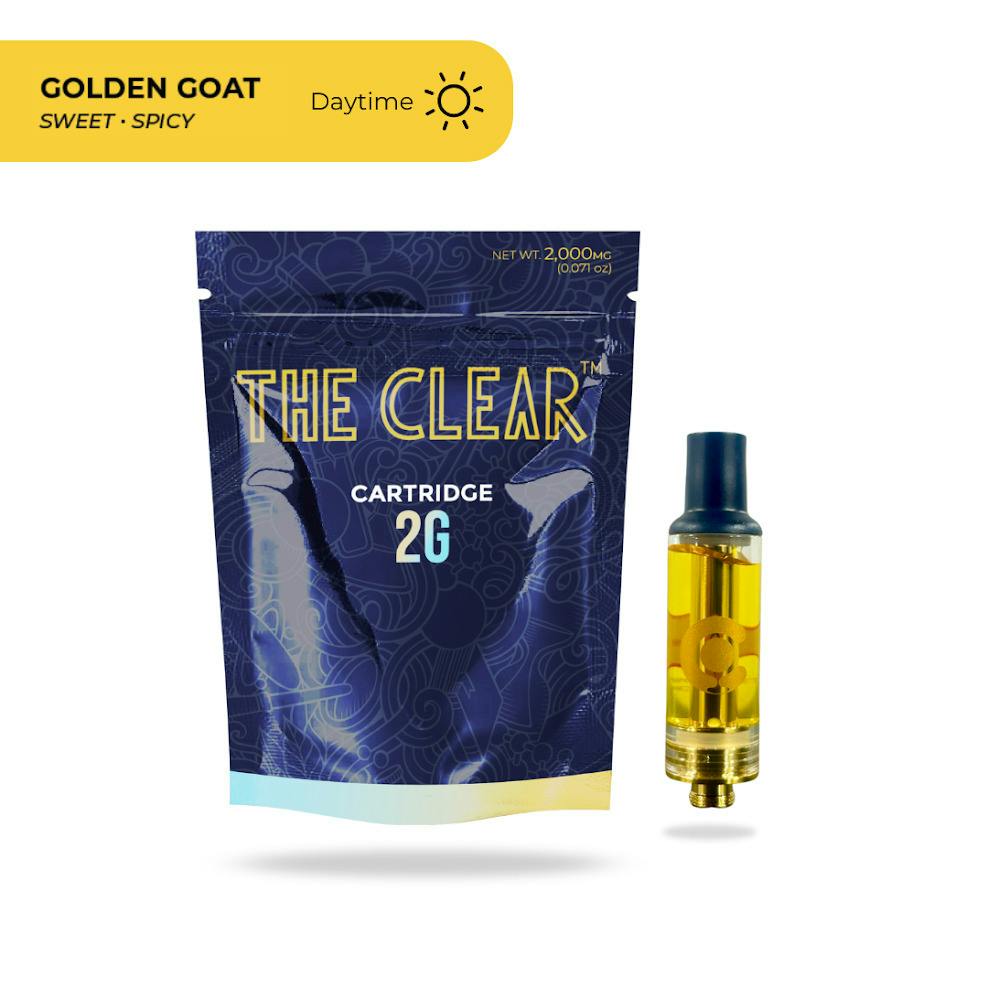 The Clear - 2g Cartridge - Golden Goat (Sativa)