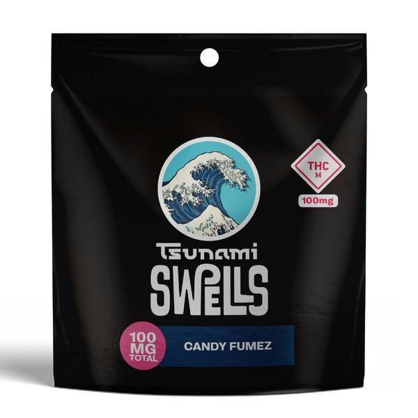 Tsunami Swells - 100mg Dividable Live Resin Gummy (1pk) - Candy Fumez