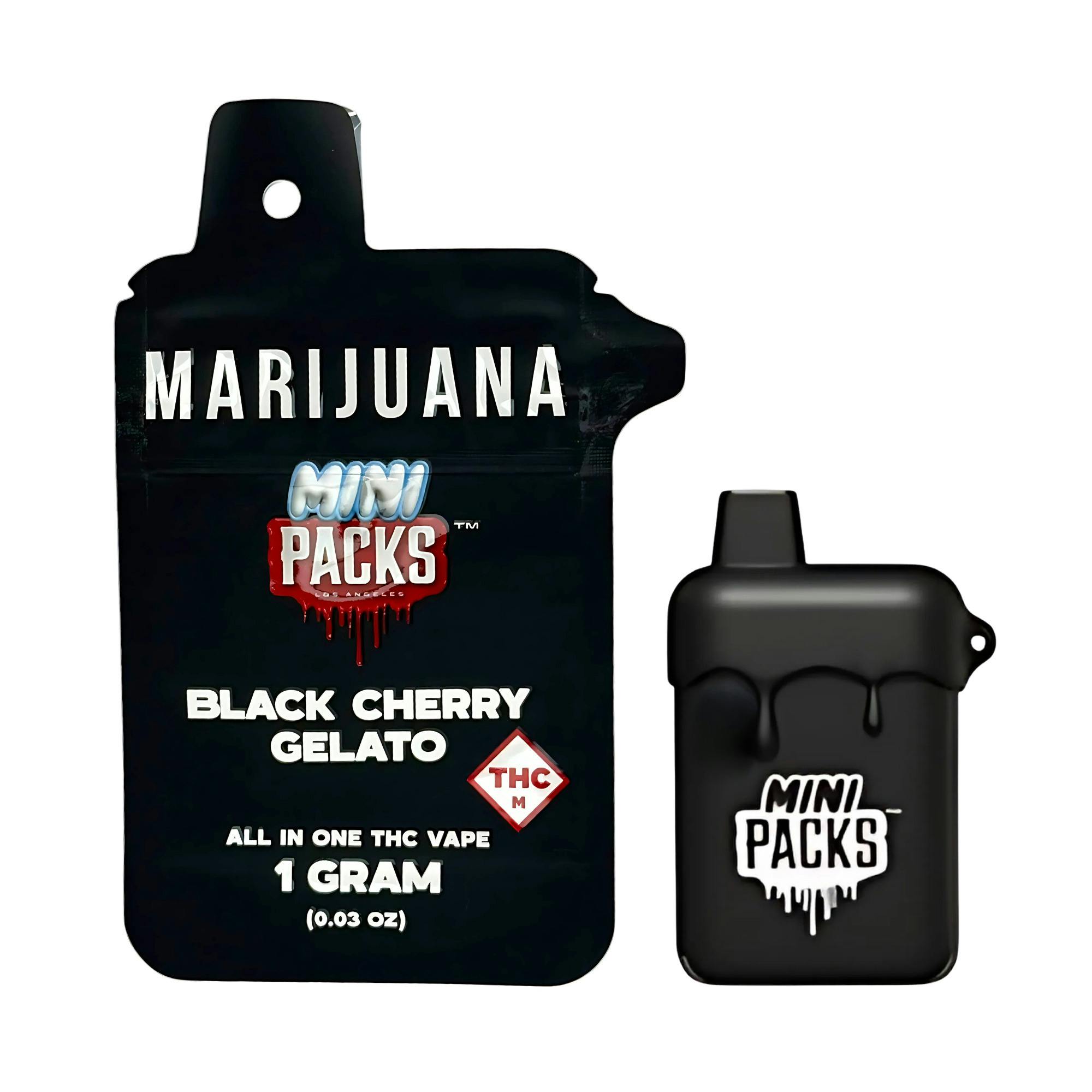 PACKS POD - 1g Disposable Vape - Black Cherry Gelato (Indica)