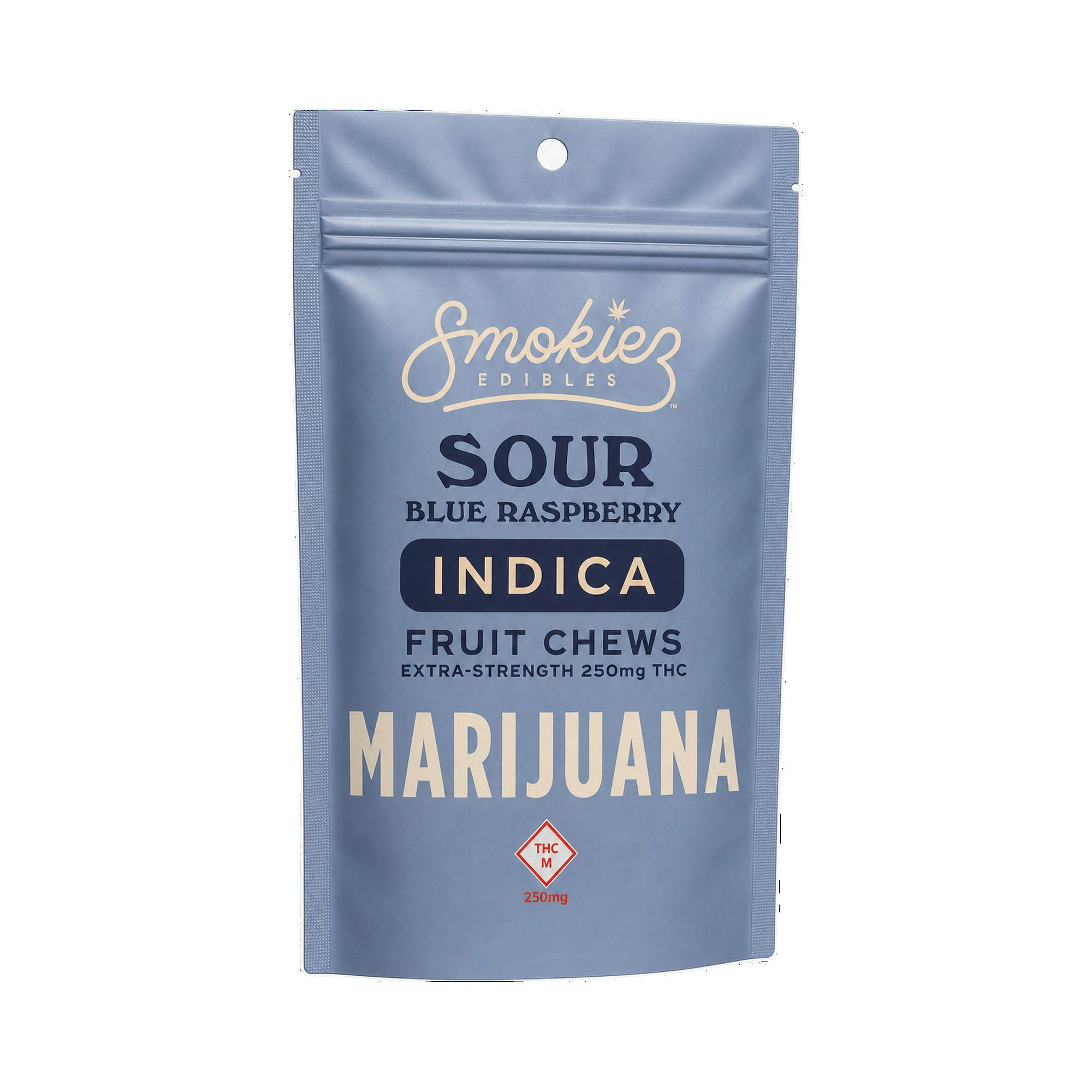 Smokiez - 250mg (10pk) - INDICA Sour Blue Raspberry