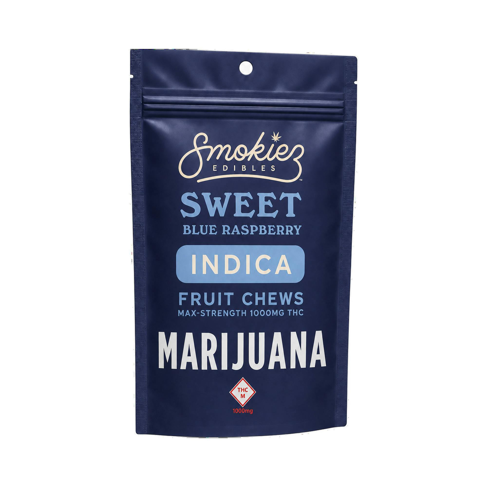 Smokiez - 1000mg (20pk) - INDICA Blue Raspberry