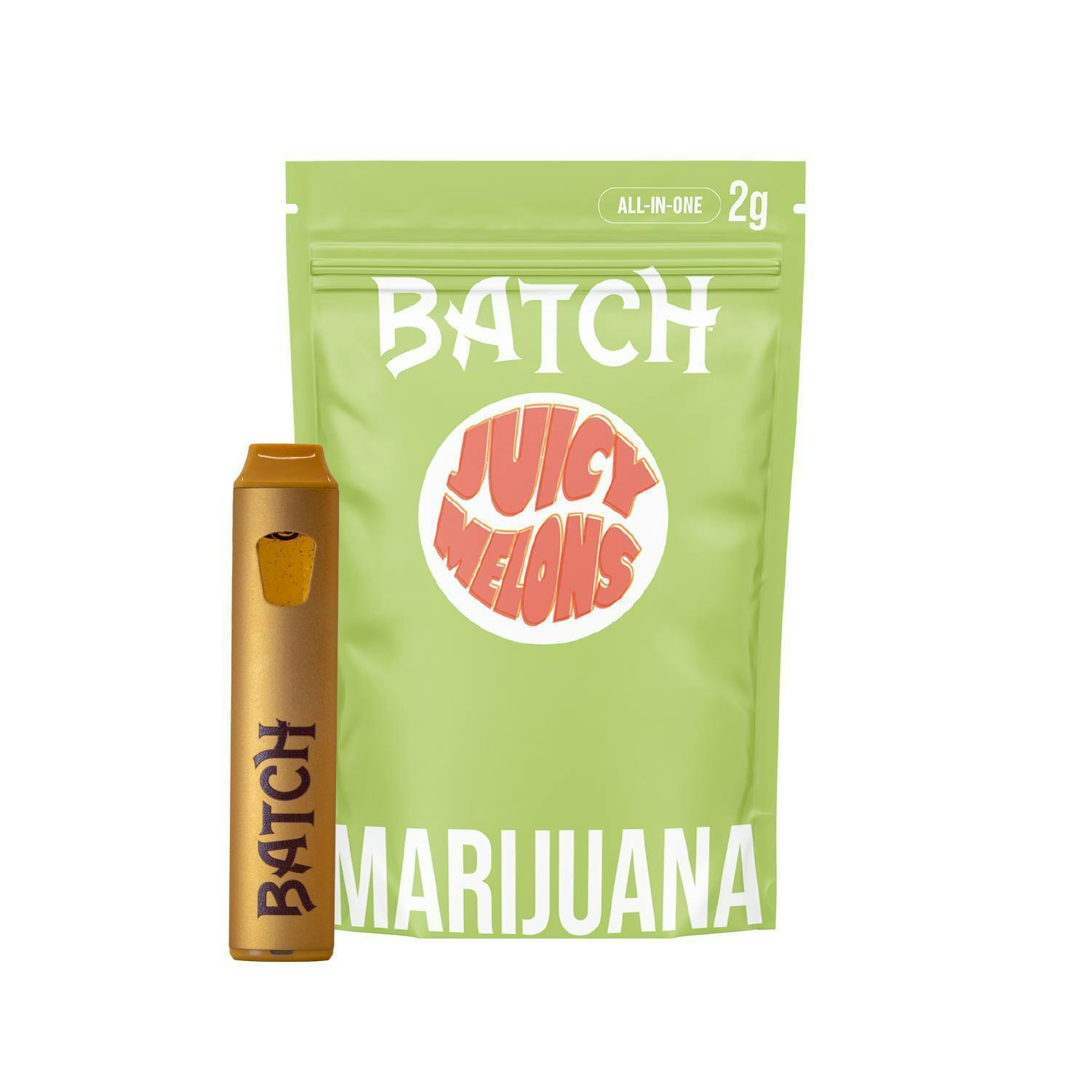 Batch - 2g Flavors AIO Disposable - Juicy Melons (Hybrid)