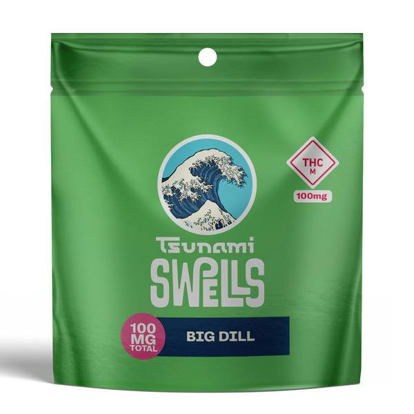 Tsunami Swells - 100mg Dividable Gummy (1pk) - Big Dill