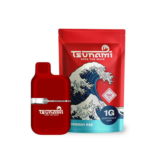 Tsunami - 1g Terp Tank Disposable Vape - Cherry Pie