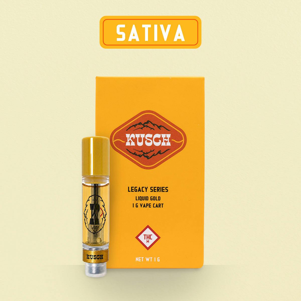 Kusch (Legacy Series) - 1g Cartridge - Strawberry Cough (Sativa)