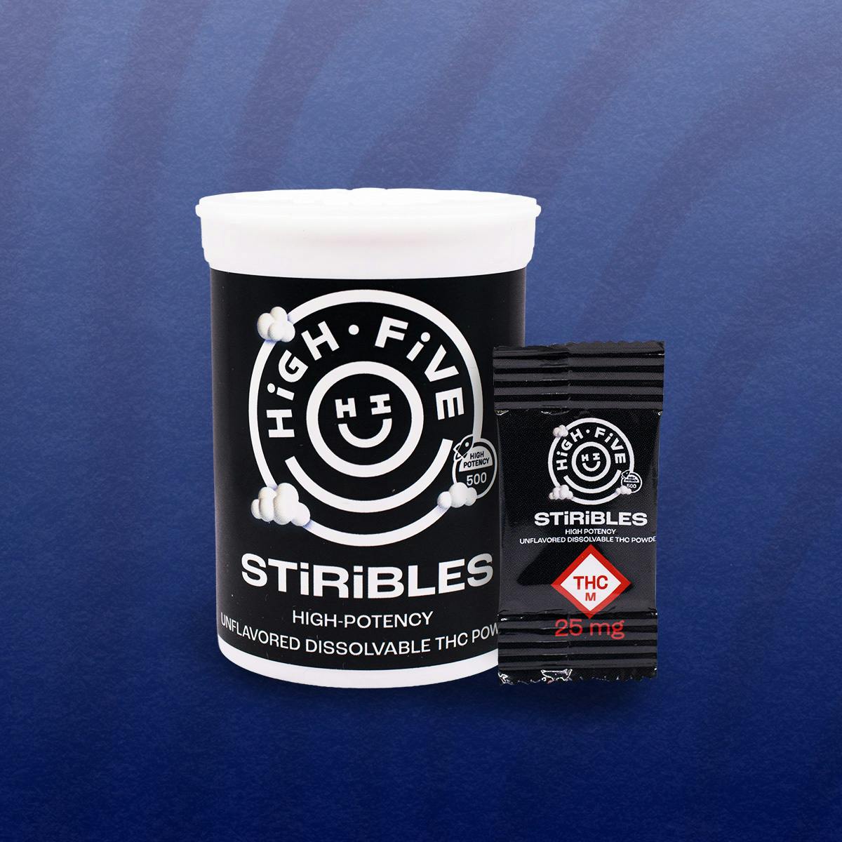 High Five - STiRiBLES - Pure Dissolvable THC Drink Additive - 500mg (20pk)