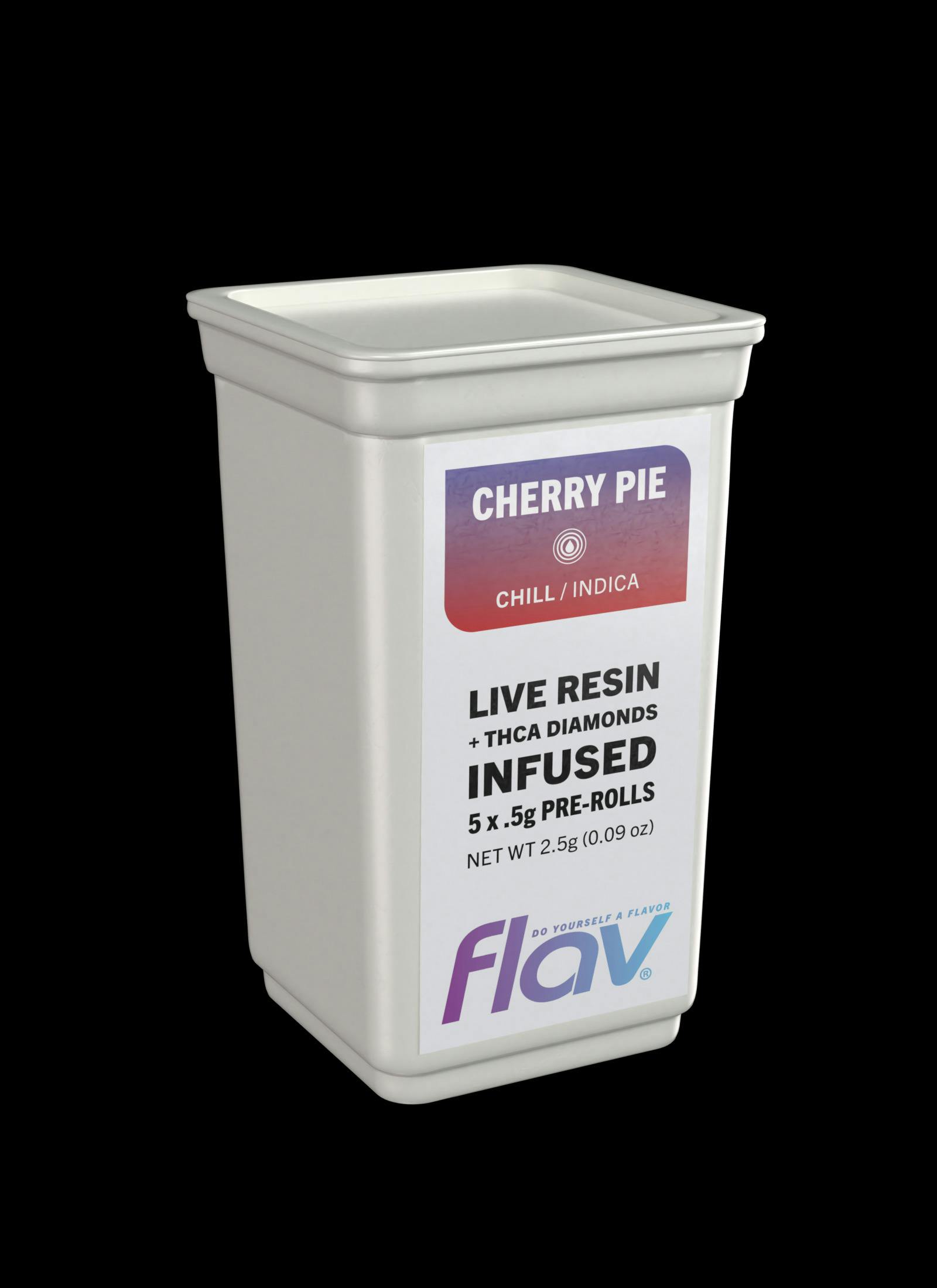 FLAV - 0.5g Infused Pre-Roll (5pk) - Cherry Pie
