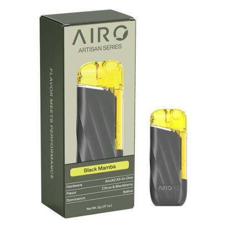 AIRO - 2g AIROX Disposable (Artisan Series) - Black Mamba (Sativa)