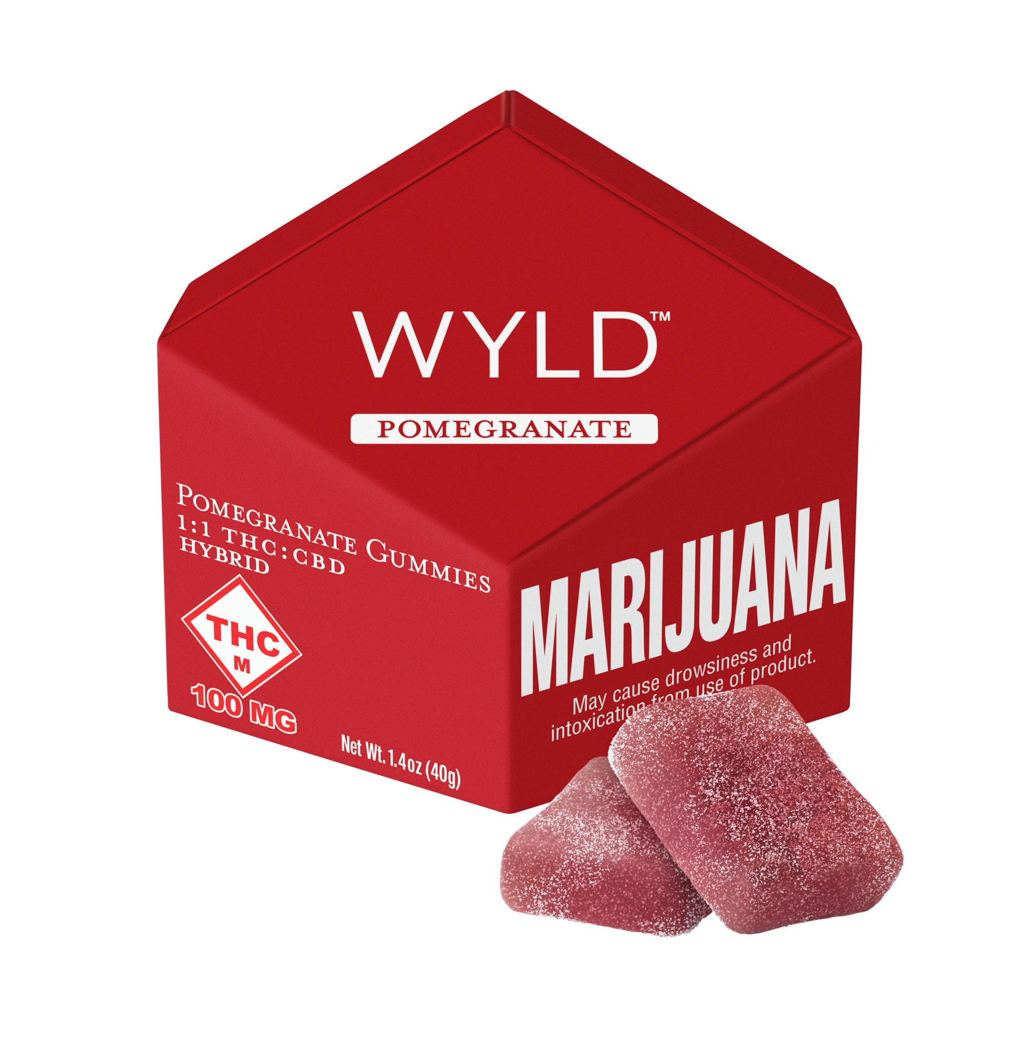 Pomegranate | CBD:THC Gummies | 100mg (10pcs)