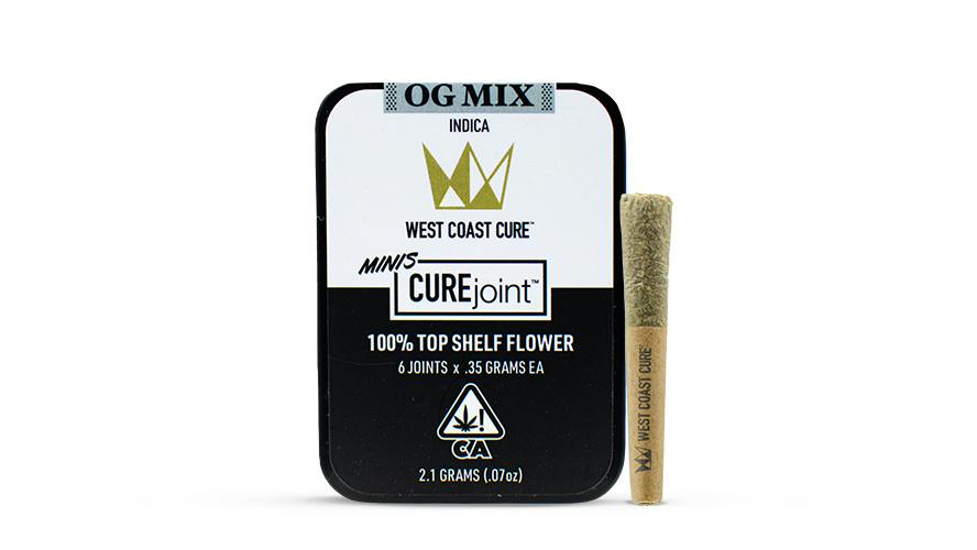 WEST COAST CURE - MIXED LIGHT PREROLL MULTIPACK - OG MIX - 2.1G