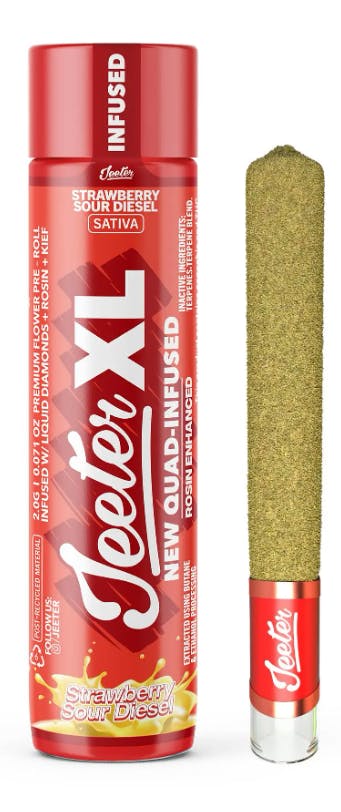 Jeeter: Quads Strawberry Sour Diesel