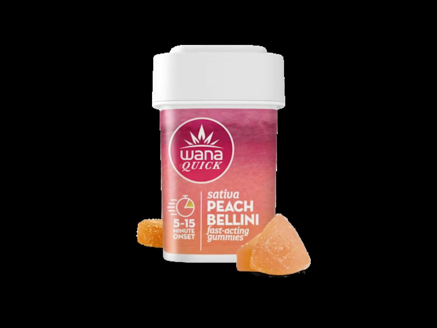 Wana Gummies - Quick Peach Bellini Sativa 100mg