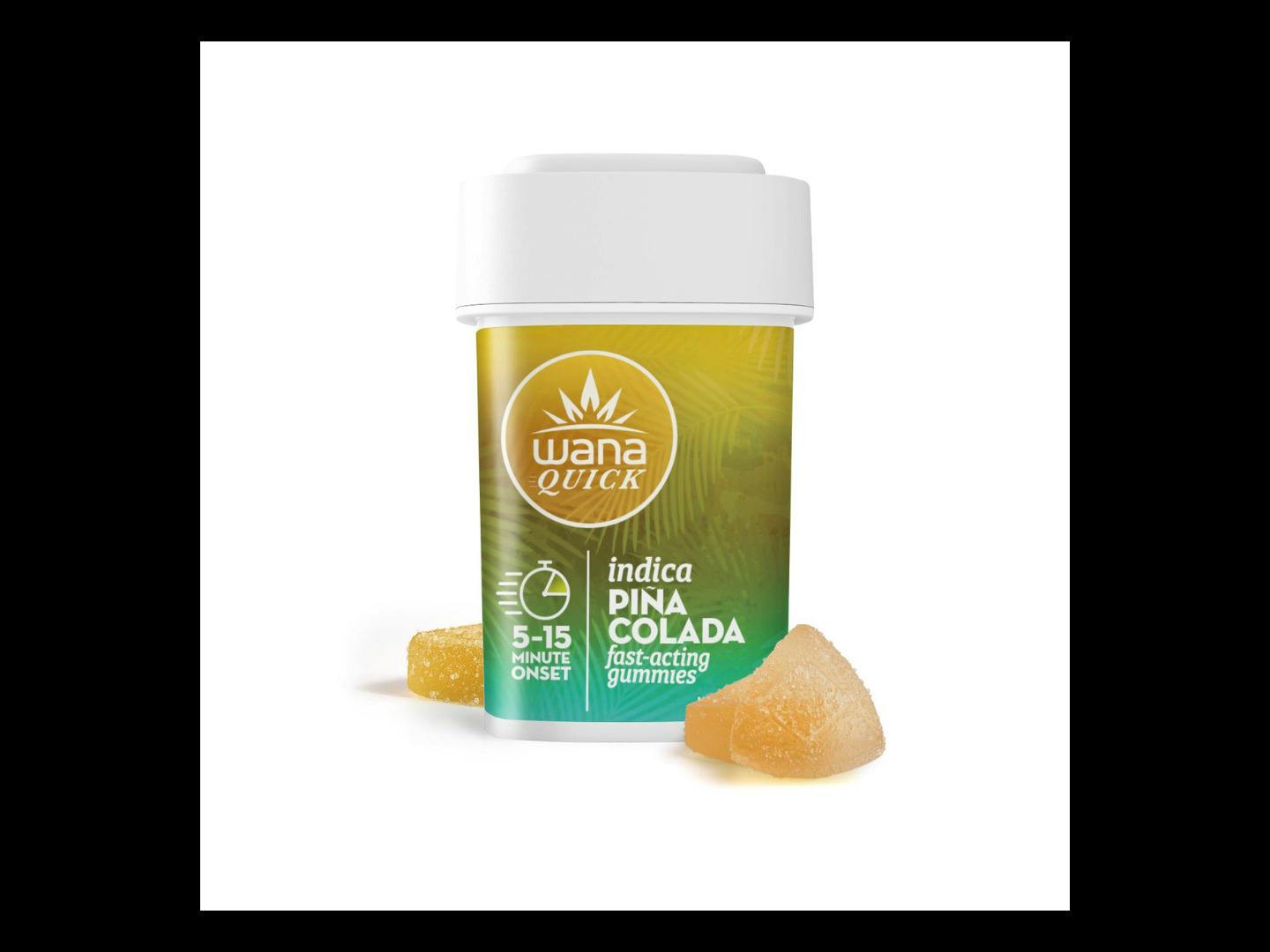 Wana Gummies - Quick Pina Colada Indica
