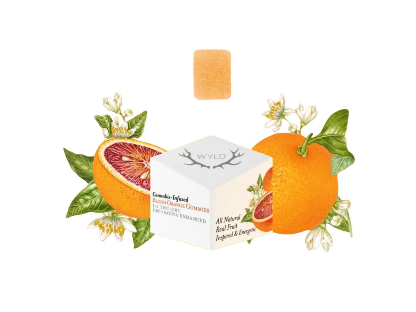 Wyld Gummies - Blood Orange 1:1 CBC/THC