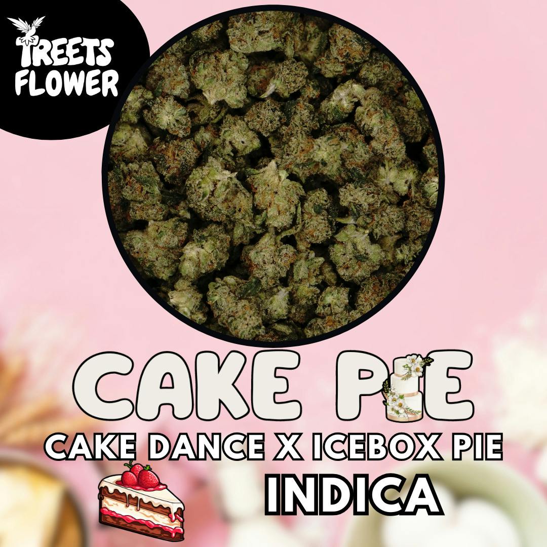 Flower - Treets Flower - Cake Pie - Silver Shelf