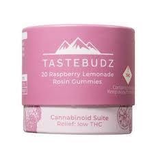 Tastebudz Rosin Gummies - Raspberry Lemonade 50:1 (1000mgCBD:20mgTHC)