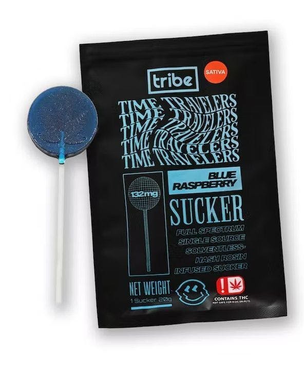 Tribe - Time Travelers - 132mg Nano Hash Rosin Sucker - Sativa - Blue Raspberry