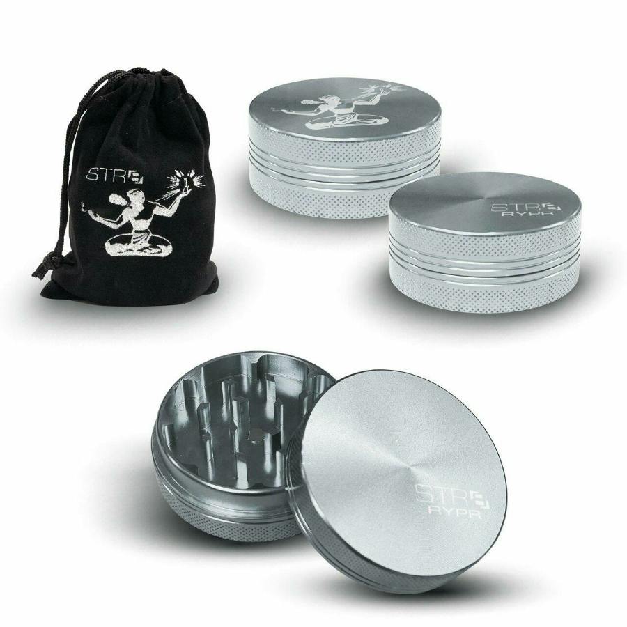 STR8 RYPR Grinder 2pc - Silver