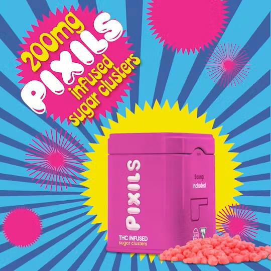 Pixils - Strawberry Sugar Clusters 200mg