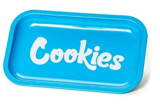Cookies - Metal- Rolling Tray - Blue - SM