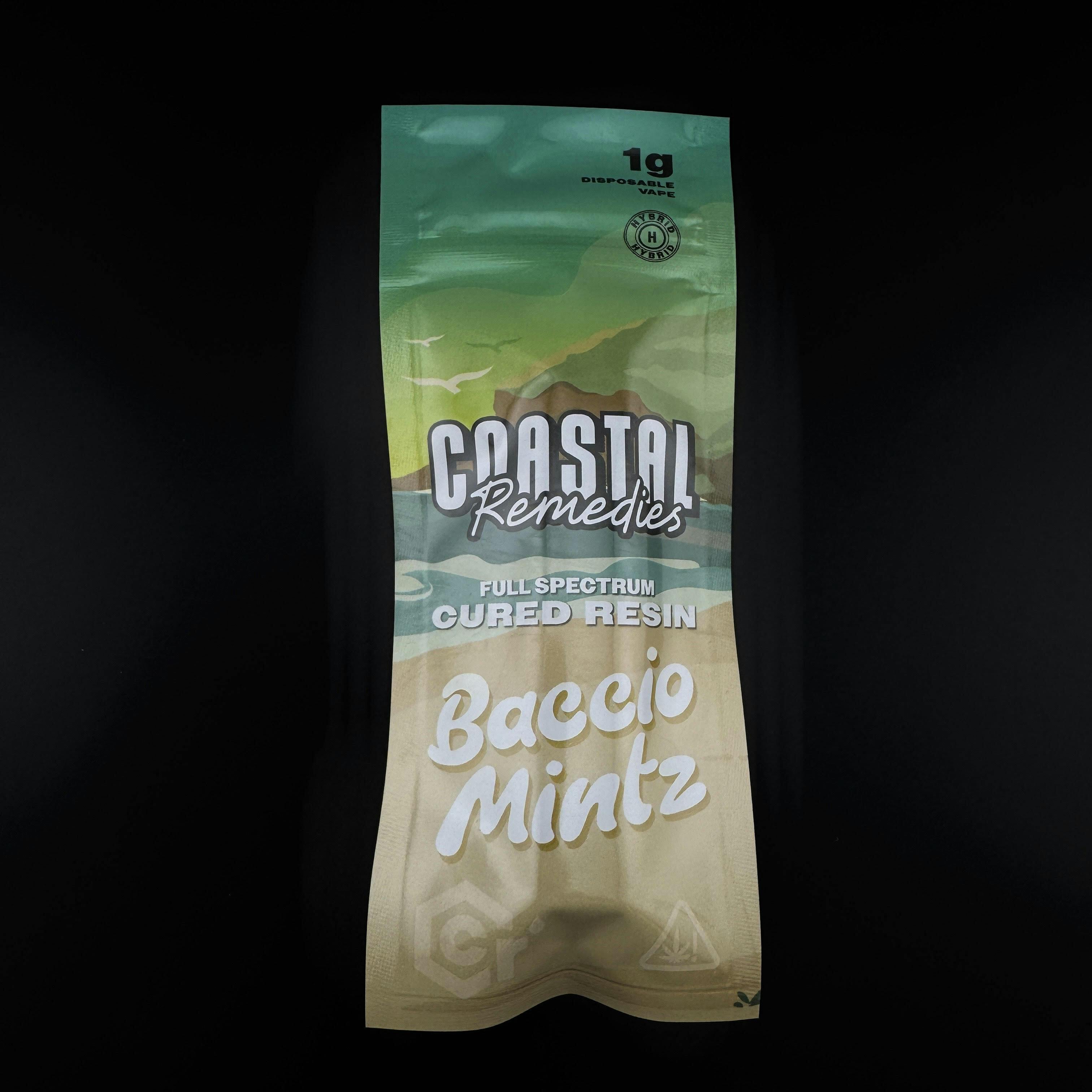 Baccio Mintz Cured Resin Disposable | 1g | Hybrid | Coastal Remedies