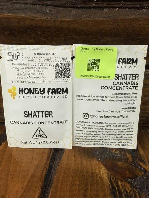 Chimera | 1g Shatter | Honey Farm