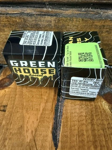 Winter Sunset | 1g Live Rosin | Green House Social