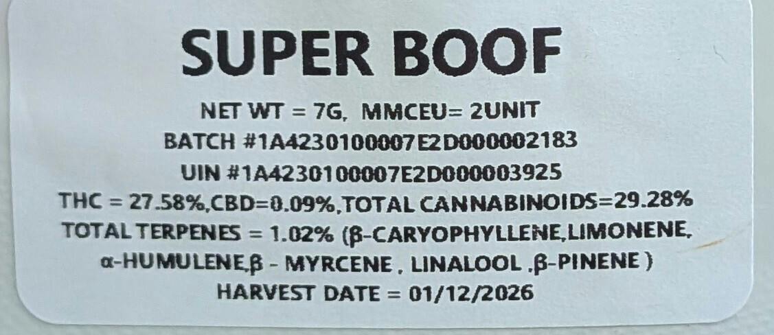 Super Boof | 7g | Green Spark