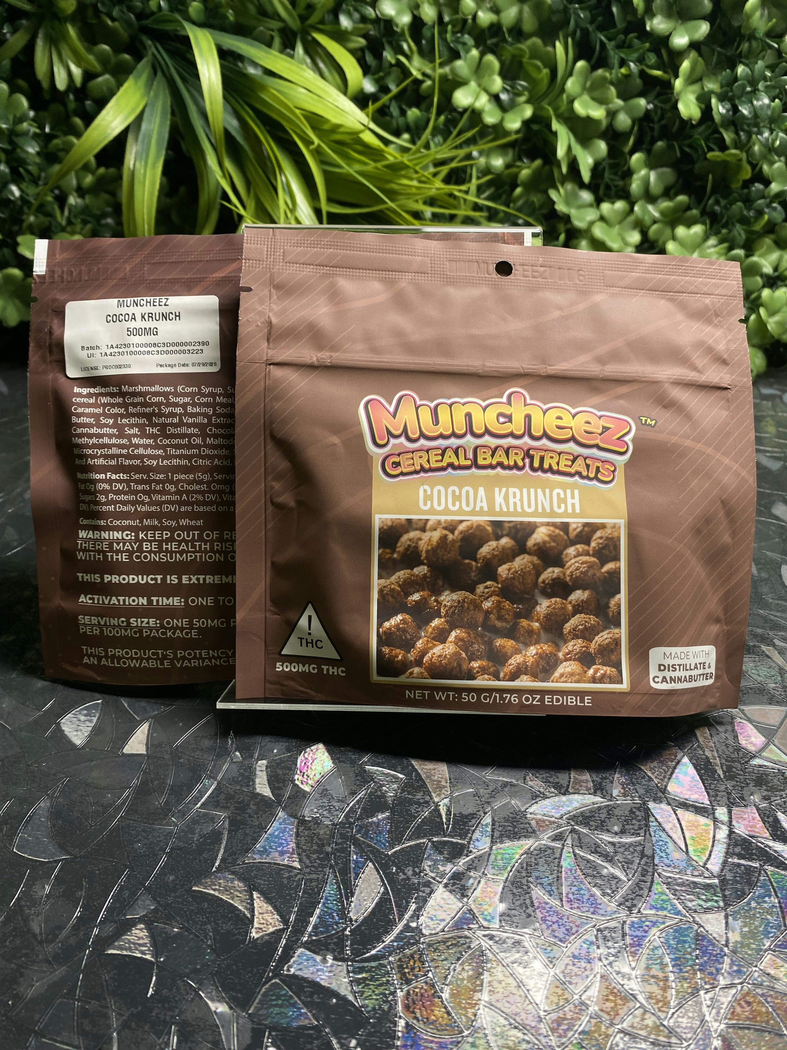 Cocoa Krunch Cereal Bar | 500 mg | Muncheez
