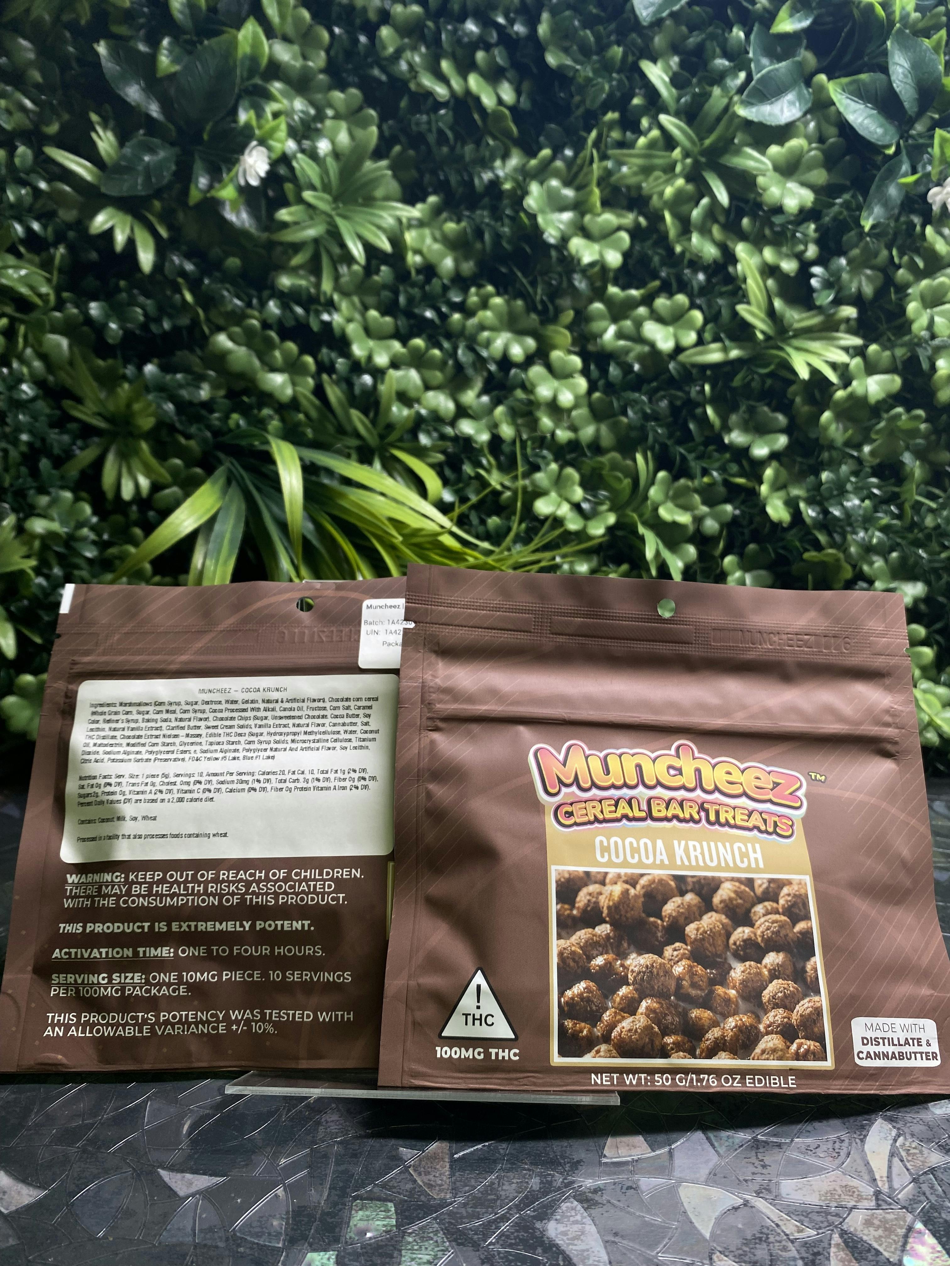 Cocoa Krunch Cereal Bar | 100mg | Muncheez
