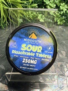 Mixed Fruit | 250mg Sour Dissolvable Tablets | Midsouth