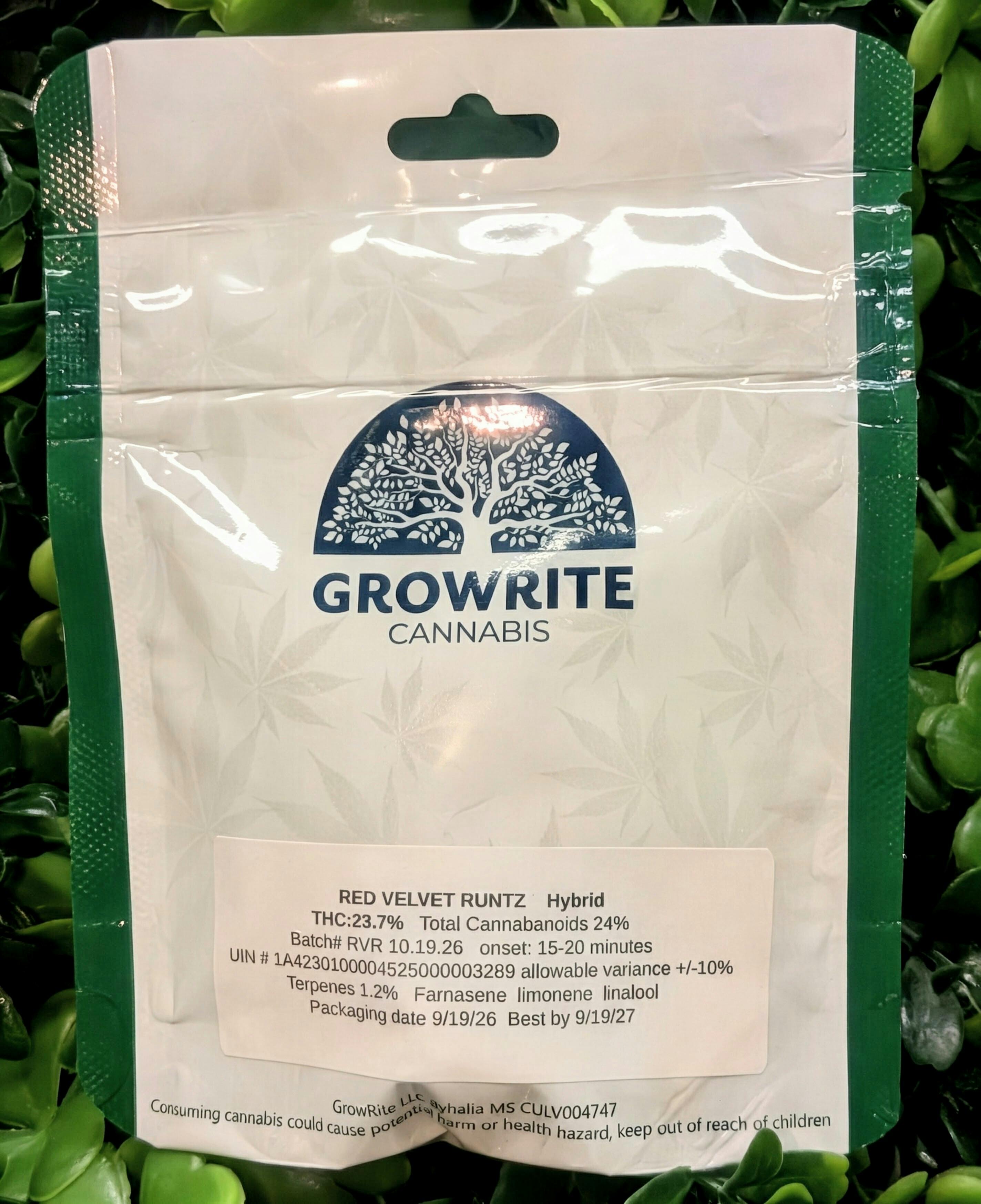 Red Velvet Runtz | 3.5g | Growrite