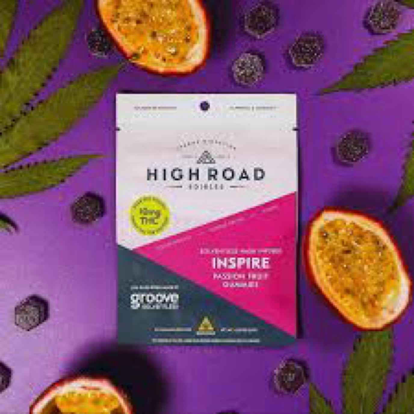 High Road Inspire Dantes Inferno 10pc Hash Rosin Gummies