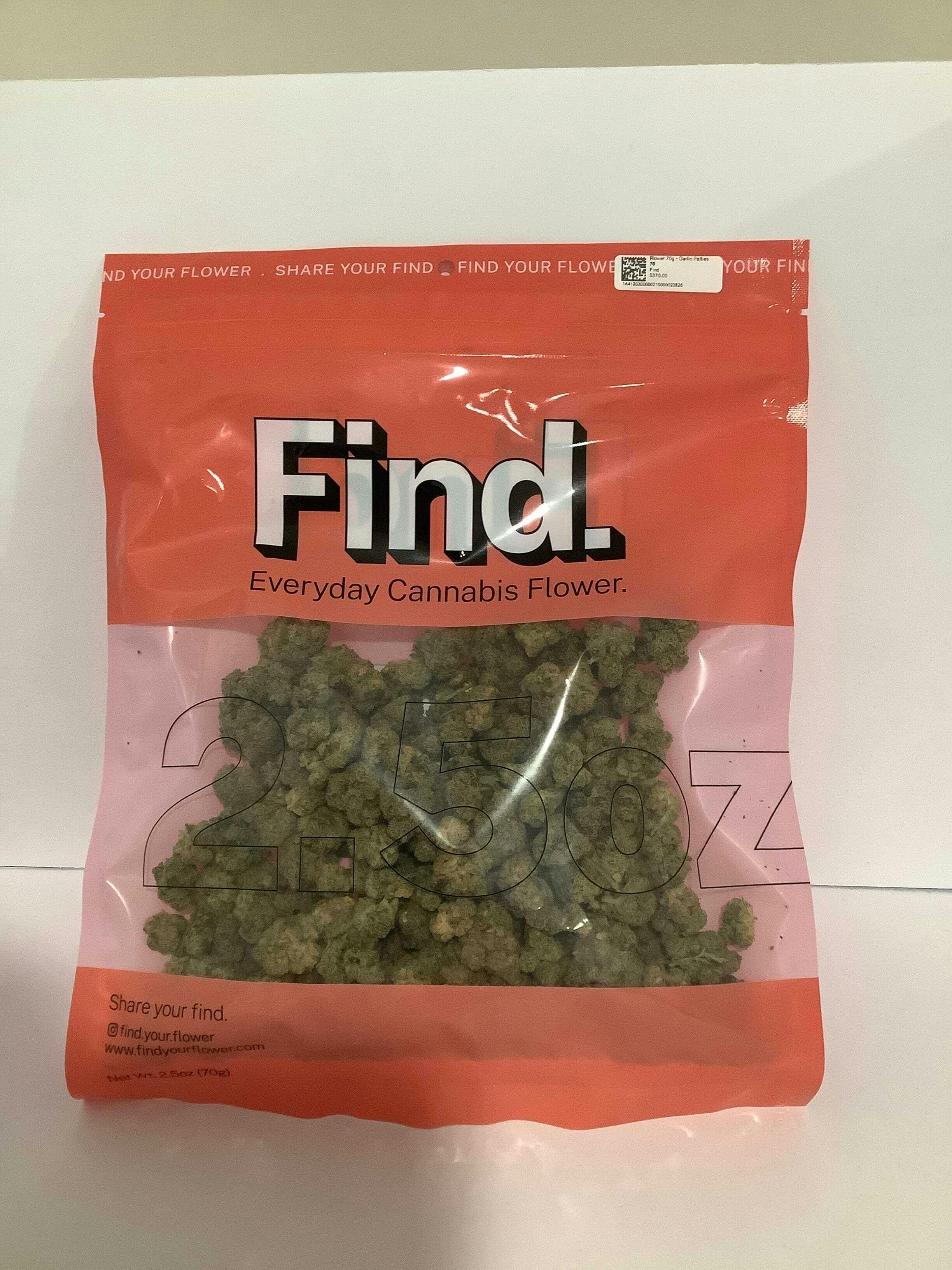 Find - Flower 70g - Garlic Patties - 70 grams