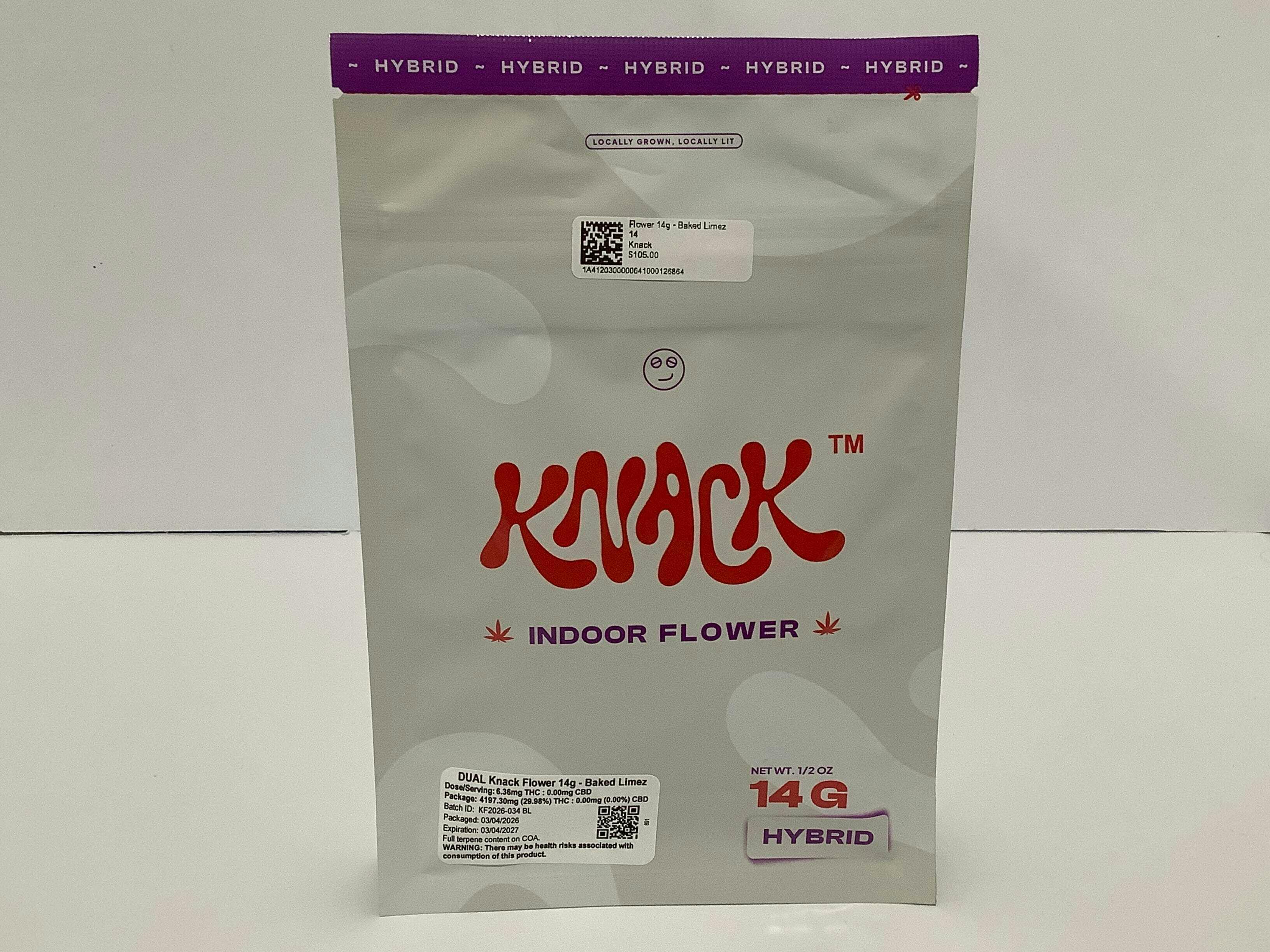 Knack - Flower 14g - Baked Limez - 14 grams