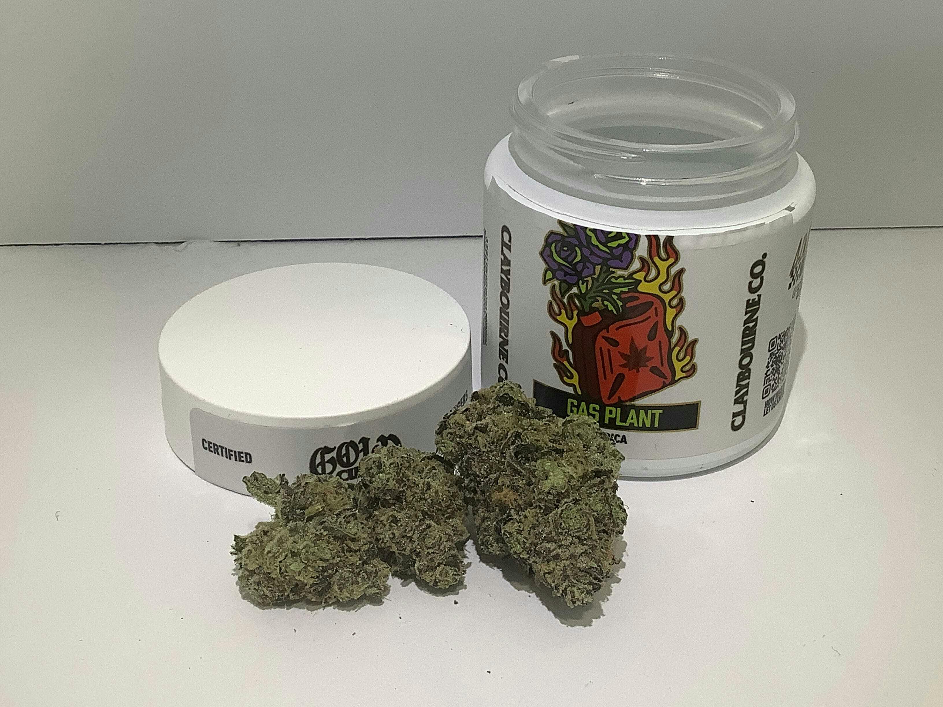 Claybourne Co. - Flower 3.5g - Gold Cuts - Gas Plant - 3.5 grams