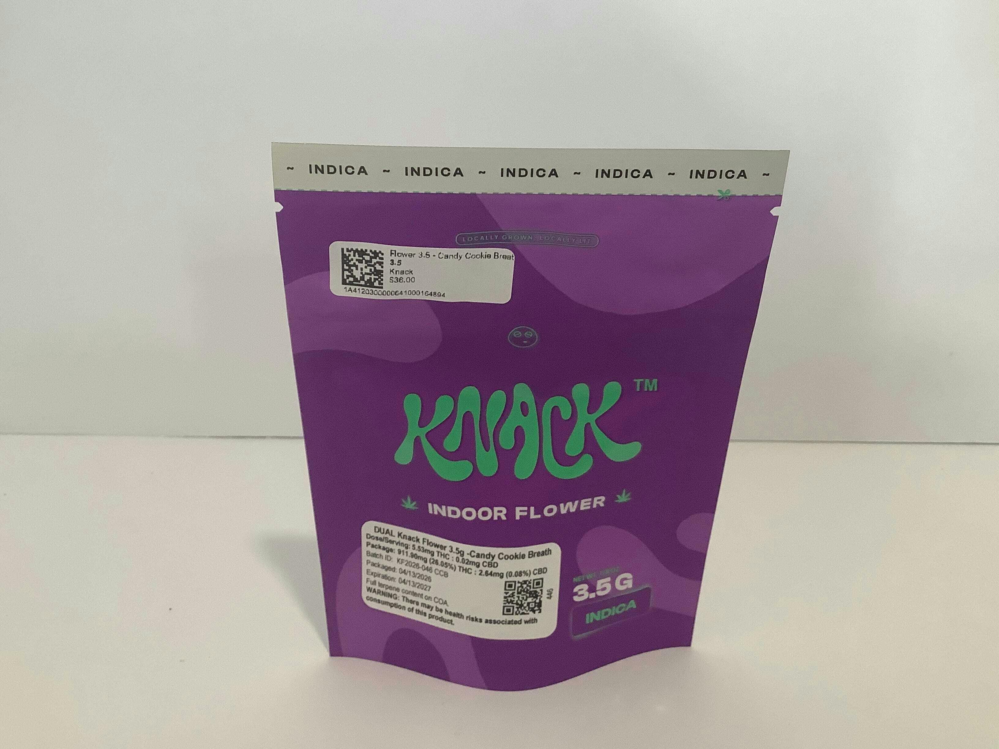Knack - Flower 3.5g - Candy Cookie Breath - 3.5 grams